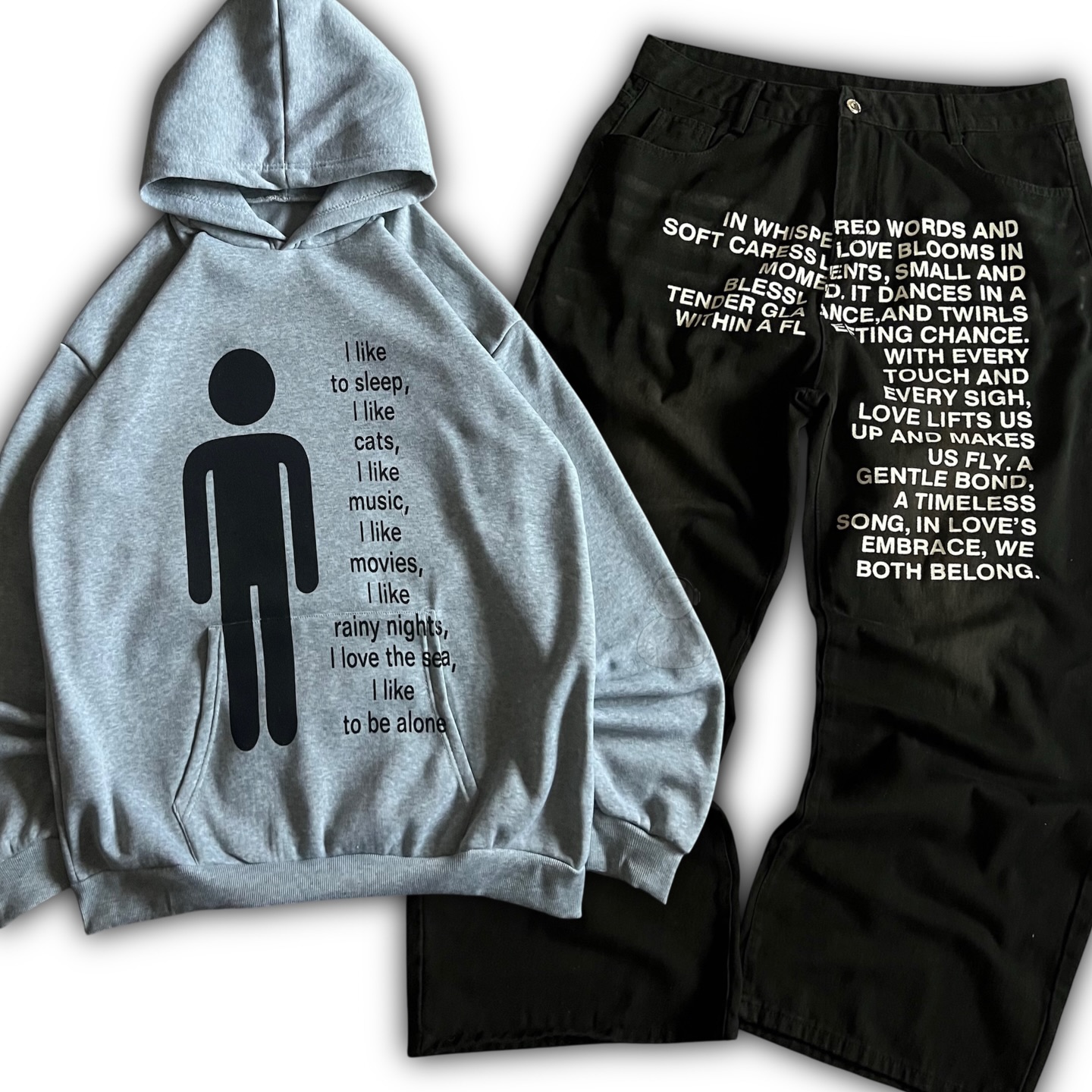 Streetwear Hoodie - Мужские и женские джинсы с американским