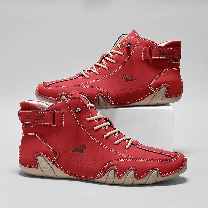 Men'S Fashion Footwear - Кожаные повседневные кроссовки для мужчин, модные