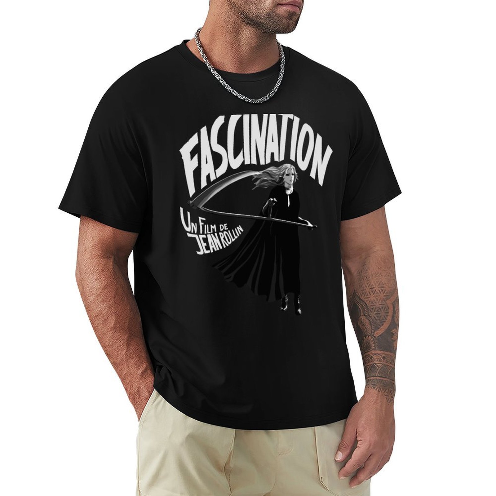Jeans Shirt Fashion For Men - Футболка Fascination Jean Rollin, уличная мода,