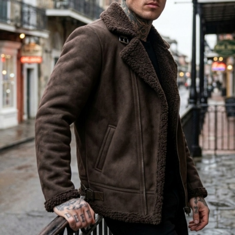 Sherpa Jacket Fleece - Мужская зимняя куртка для походов, на