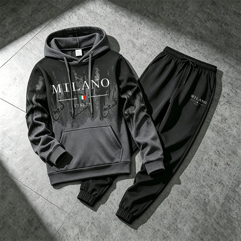 Men'S Fashion Hoodies - Новинка 2026: Мужской спортивный костюм (худи