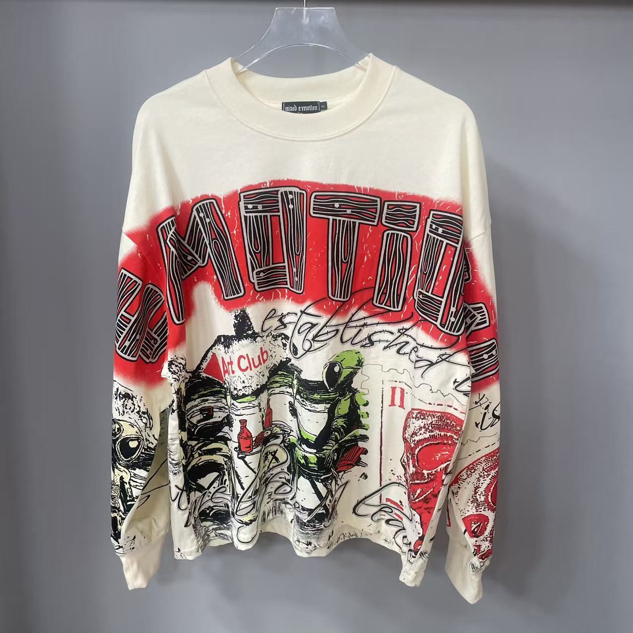 Streetwear Hoodie - Высококачественная дизайнерская футболка с длинным рукавом