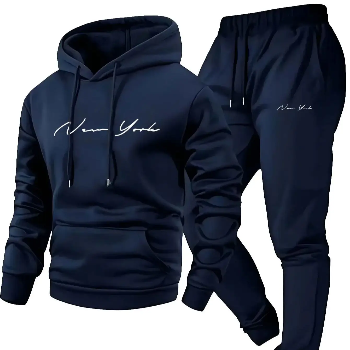 Streetwear Hoodie - Мужской комплект: мягкая толстовка с капюшоном