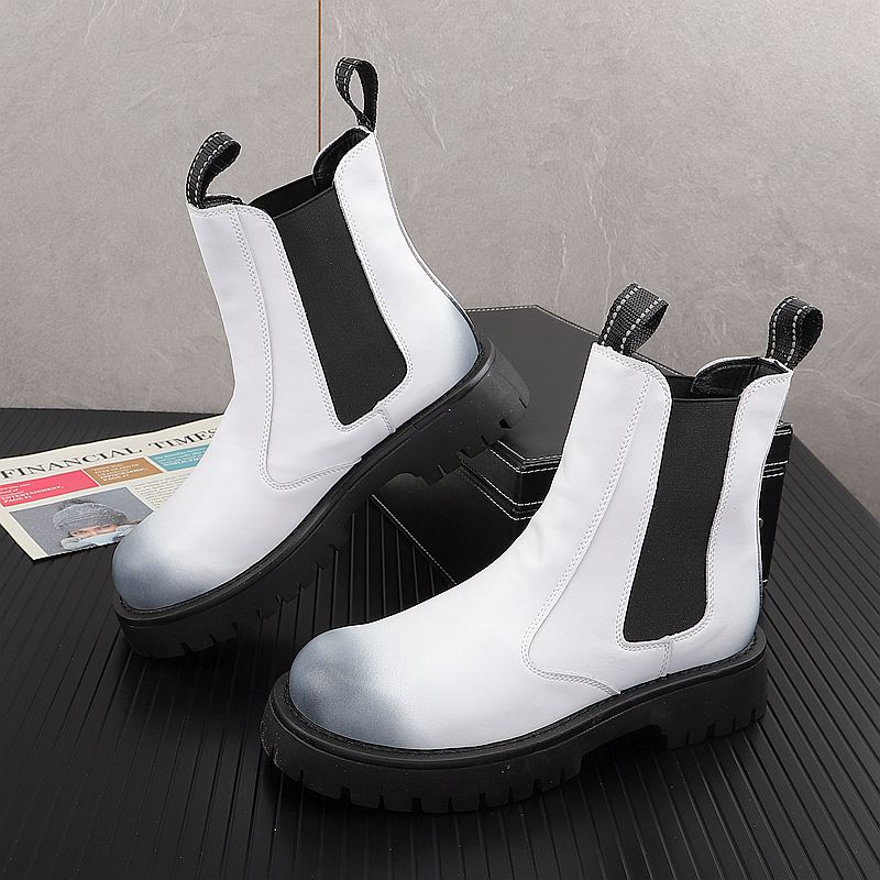 Men'S Fashion Footwear - Мужские роскошные модные ботинки из натуральной