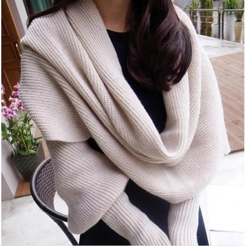 Men Scarf Wool - SupSindy Женский зимний шарф в европейском