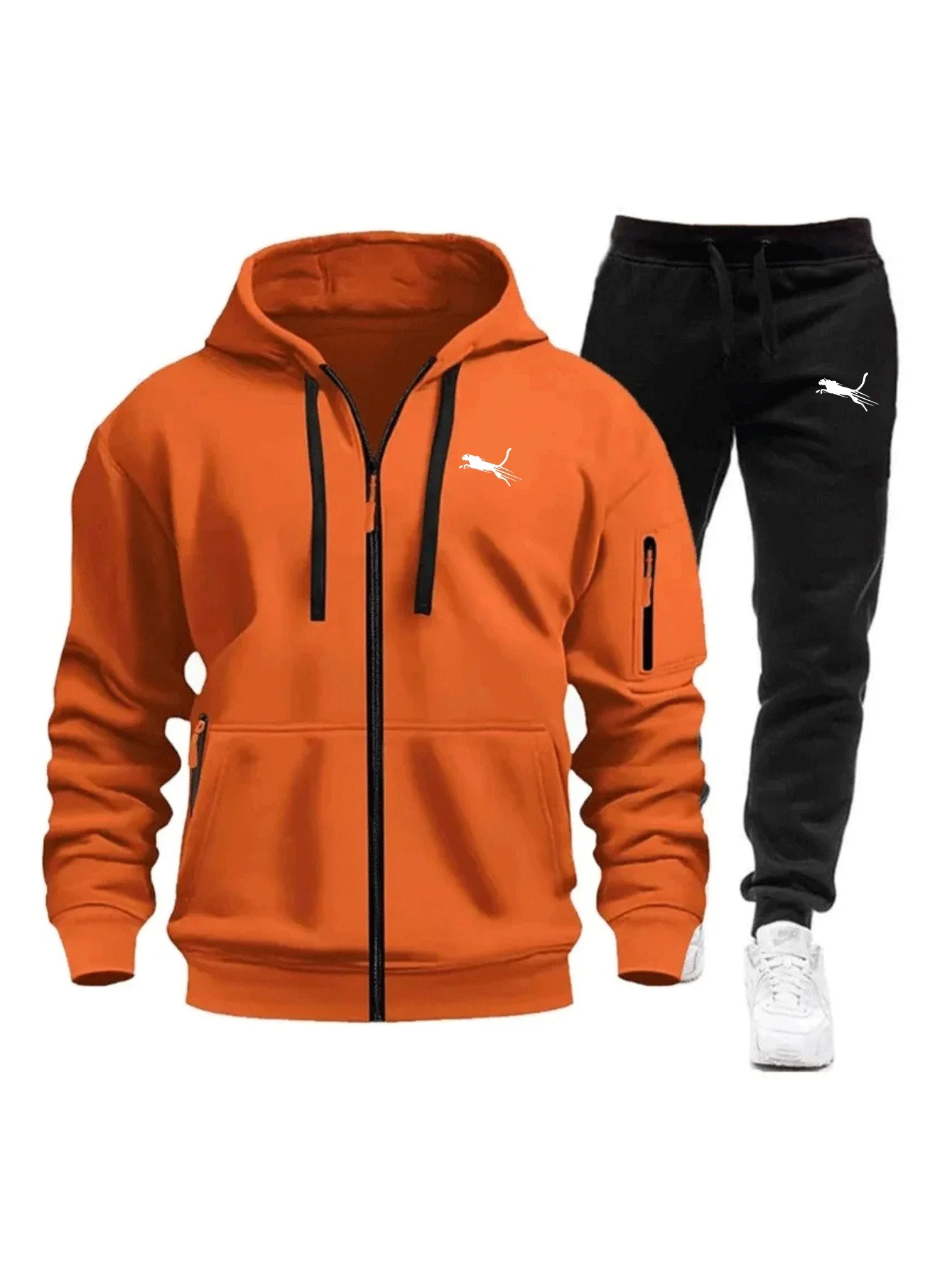 Streetwear Hoodie - Мужской повседневный спортивный костюм с худи