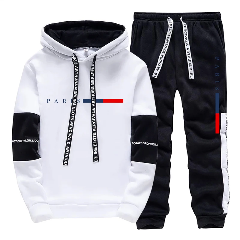 Men'S Fashion Hoodies - Мужской комплект: худи и брюки в