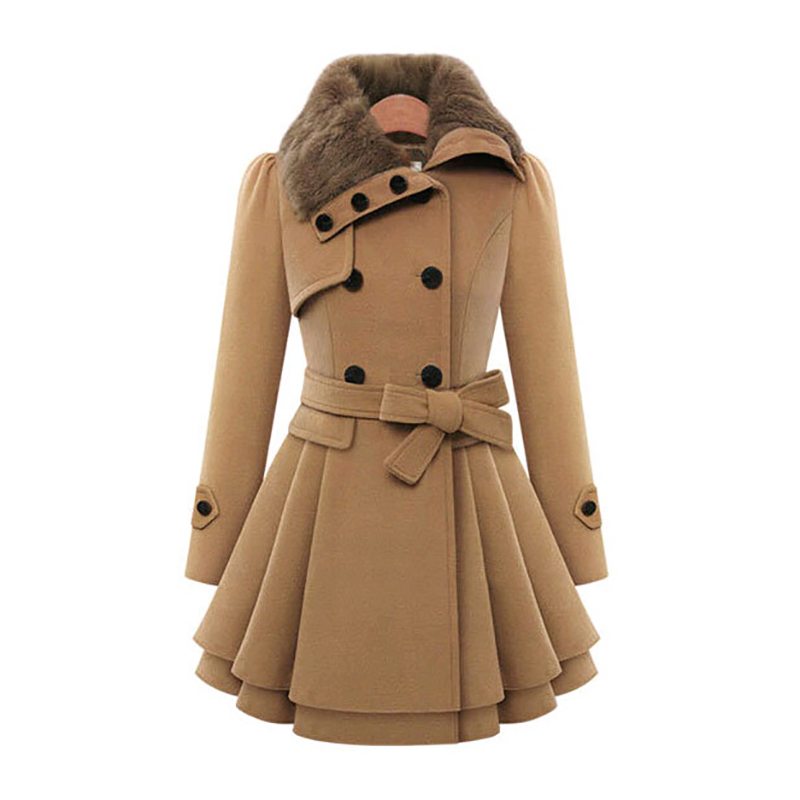 Sherpa Jacket Fleece - Зимние тонкие длинные шерпа пальто для