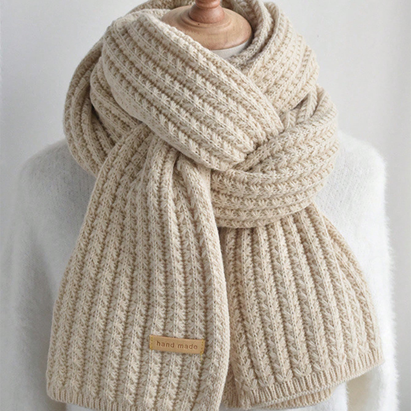 Толстый вязаный теплый кашемир – обзор и цена Men Scarf Wool