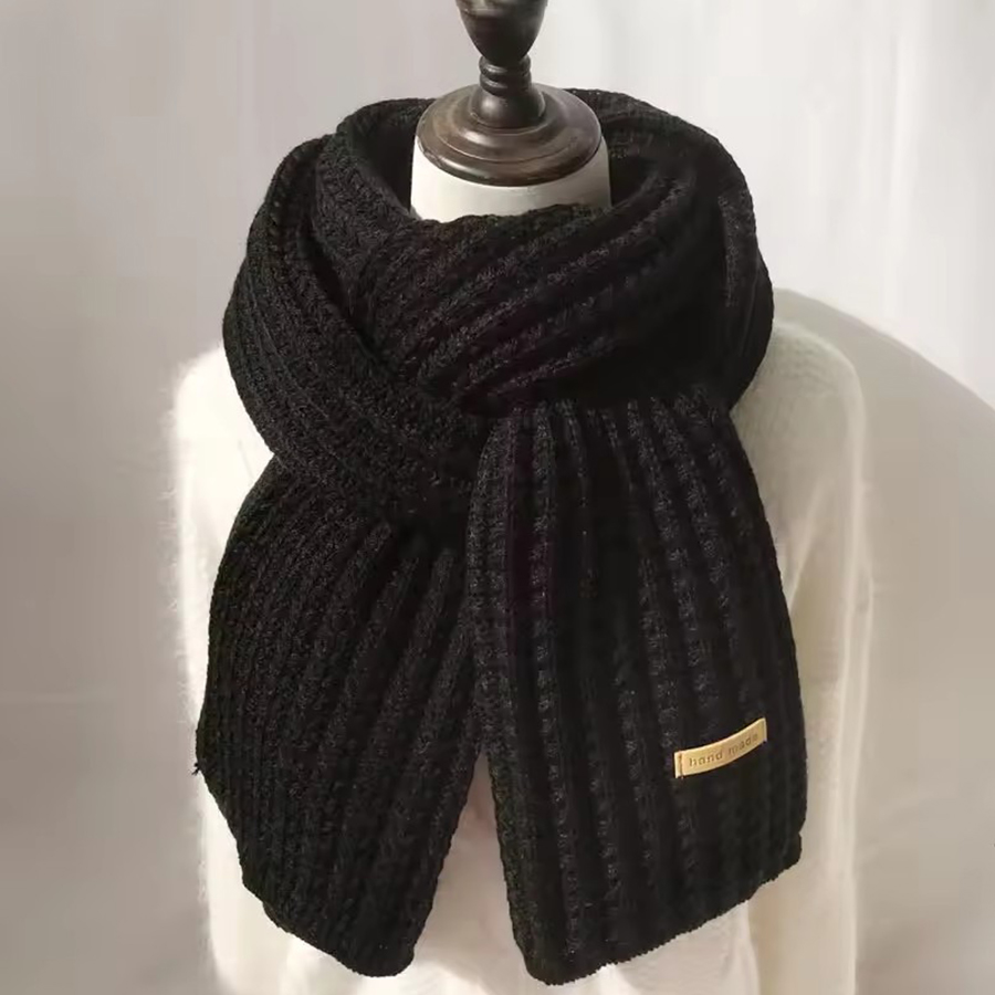 Толстый вязаный теплый кашемир – обзор и цена Men Scarf Wool