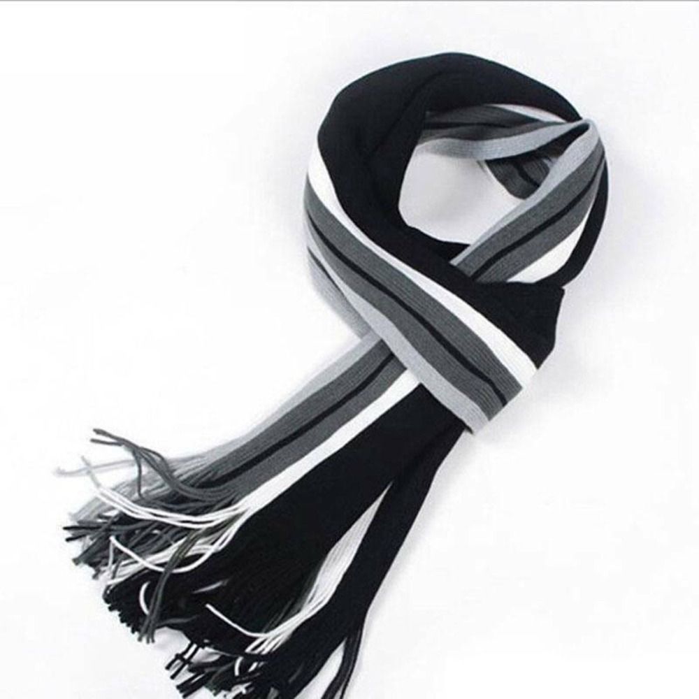 Кашемировый мужской полосатый  – обзор и цена Men Scarf Wool