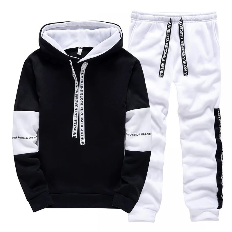 Черно-белый мужской спортивный – обзор и цена Men'S Fashion Hoodies