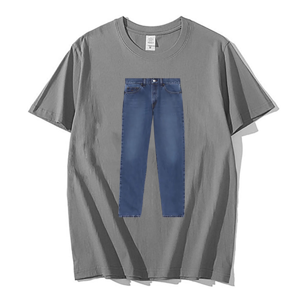 Забавные джинсы с шуткой-мемом – обзор и цена Jeans Shirt Fashion For Men