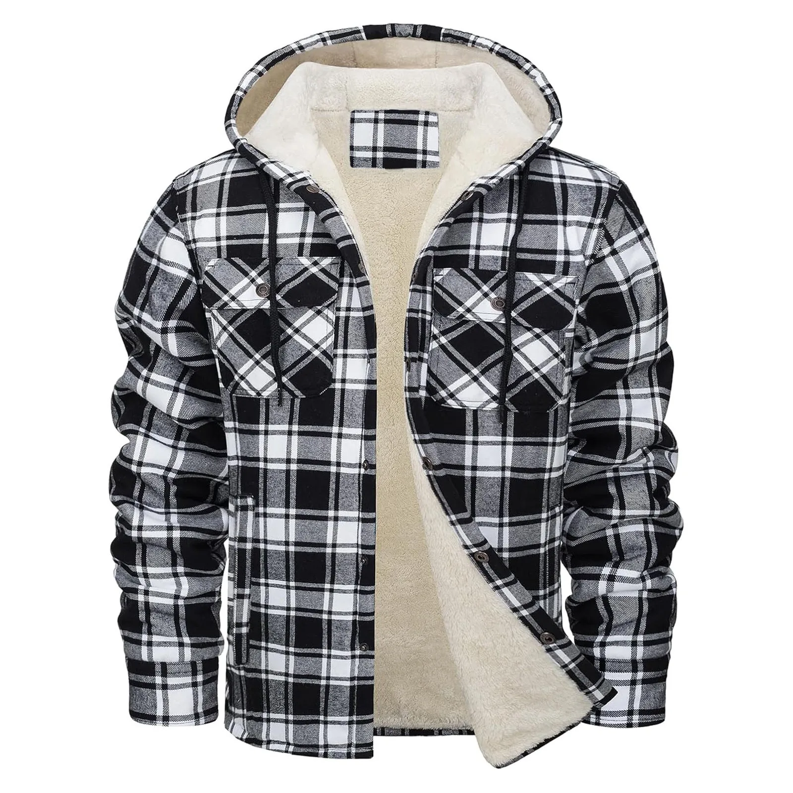 Толстая теплая фланелевая курт – обзор и цена Sherpa Jacket Fleece