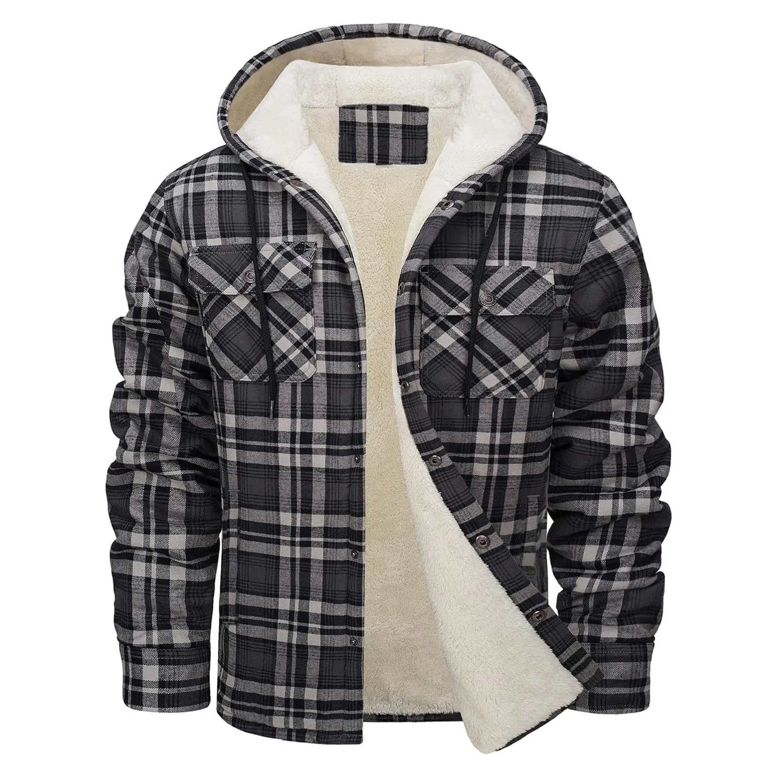 Толстая теплая фланелевая курт – обзор и цена Sherpa Jacket Fleece