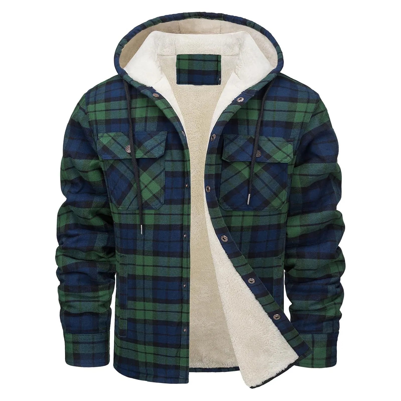 Толстая теплая фланелевая курт – обзор и цена Sherpa Jacket Fleece