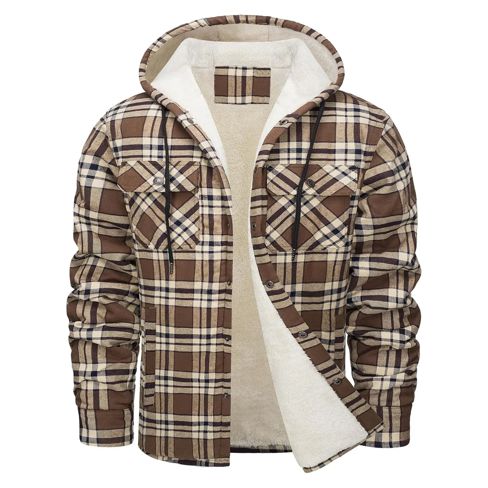 Толстая теплая фланелевая курт – обзор и цена Sherpa Jacket Fleece