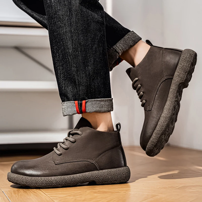 Мужские ботильоны Коричневые к – обзор и цена Men'S Fashion Footwear