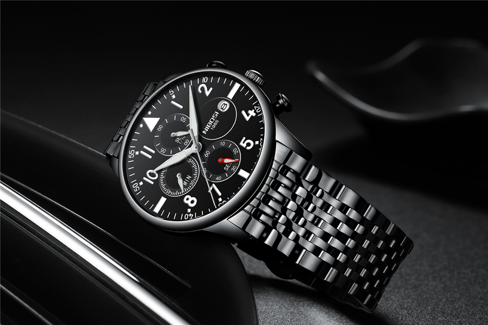 Мужские модные часы NIBOSI, то – обзор и цена Mens Fashion Watch
