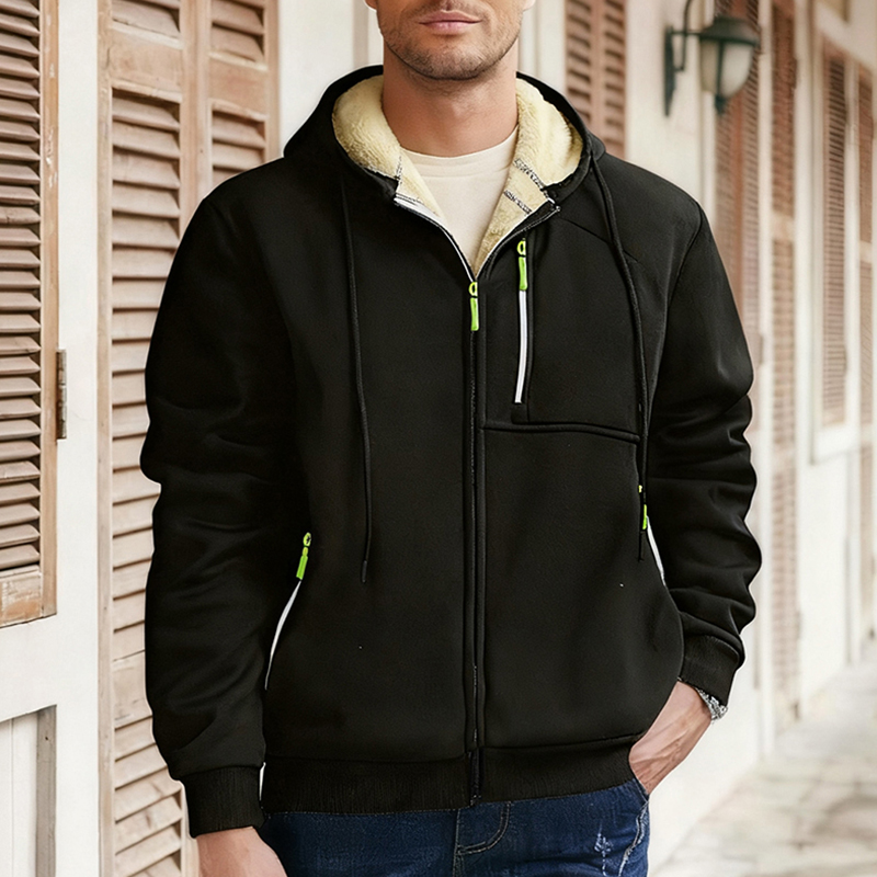 Мужская зимняя теплая куртка и – обзор и цена Sherpa Jacket Fleece