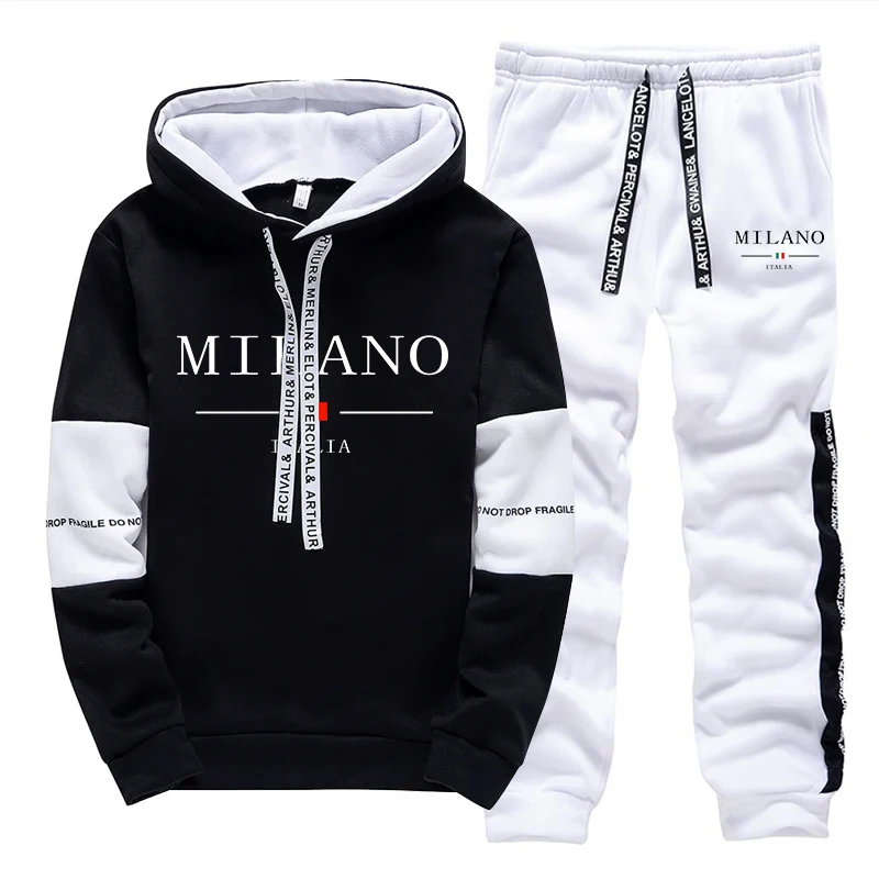 Мужской комплект: худи и брюки – обзор и цена Men'S Fashion Hoodies