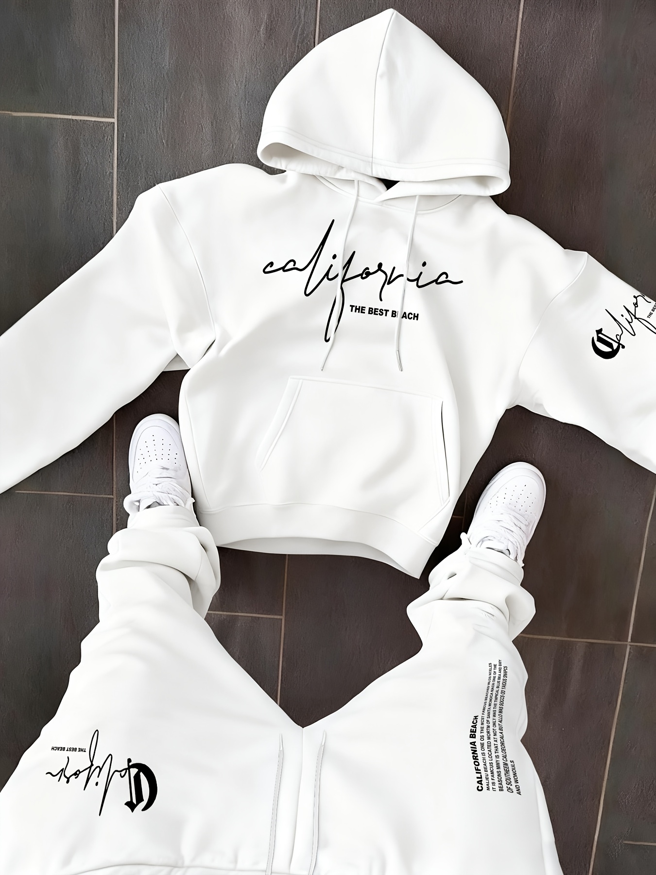 Мужской комплект из 2 предмето – обзор и цена Streetwear Hoodie