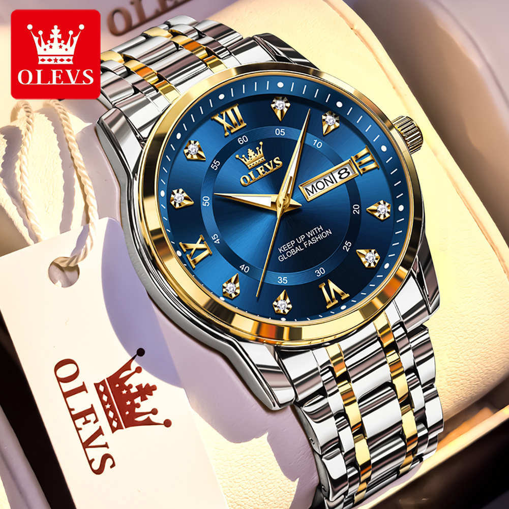 OLEVS брендовые модные мужские – обзор и цена Mens Fashion Watch