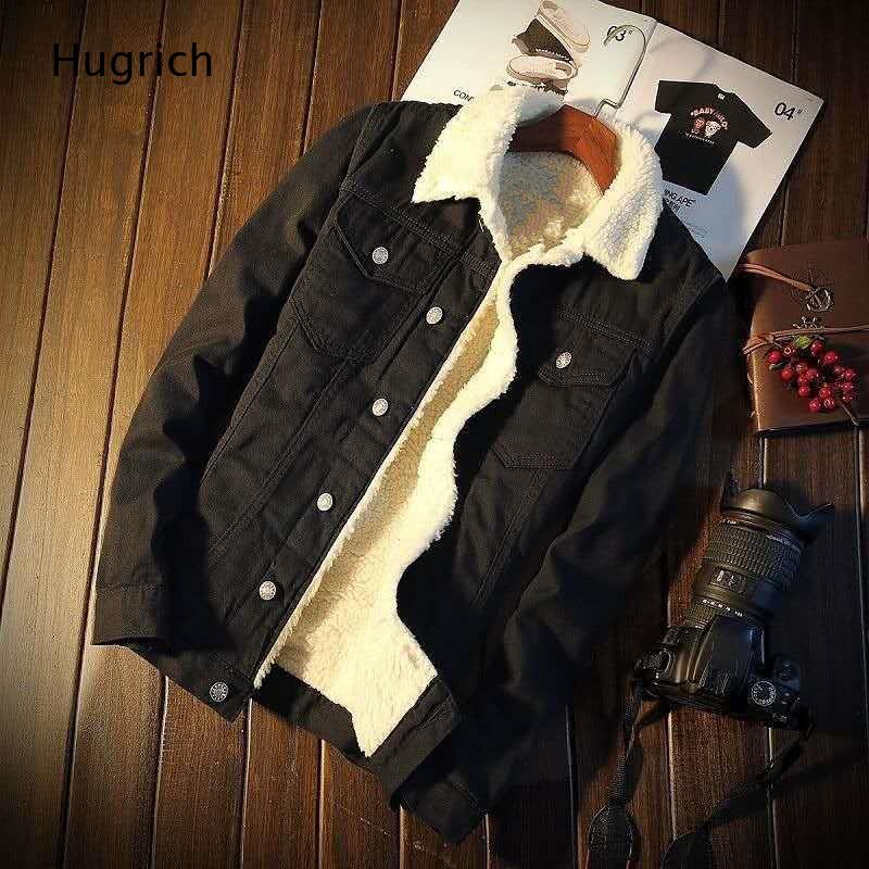 Мужская теплая зимняя джинсова – обзор и цена Sherpa Jacket Fleece
