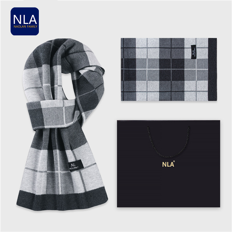 Подарочная коробка, вязаный му – обзор и цена Men Scarf Wool