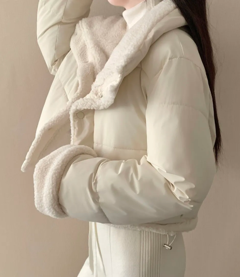 Женская укороченная куртка-пух – обзор и цена Sherpa Jacket Fleece