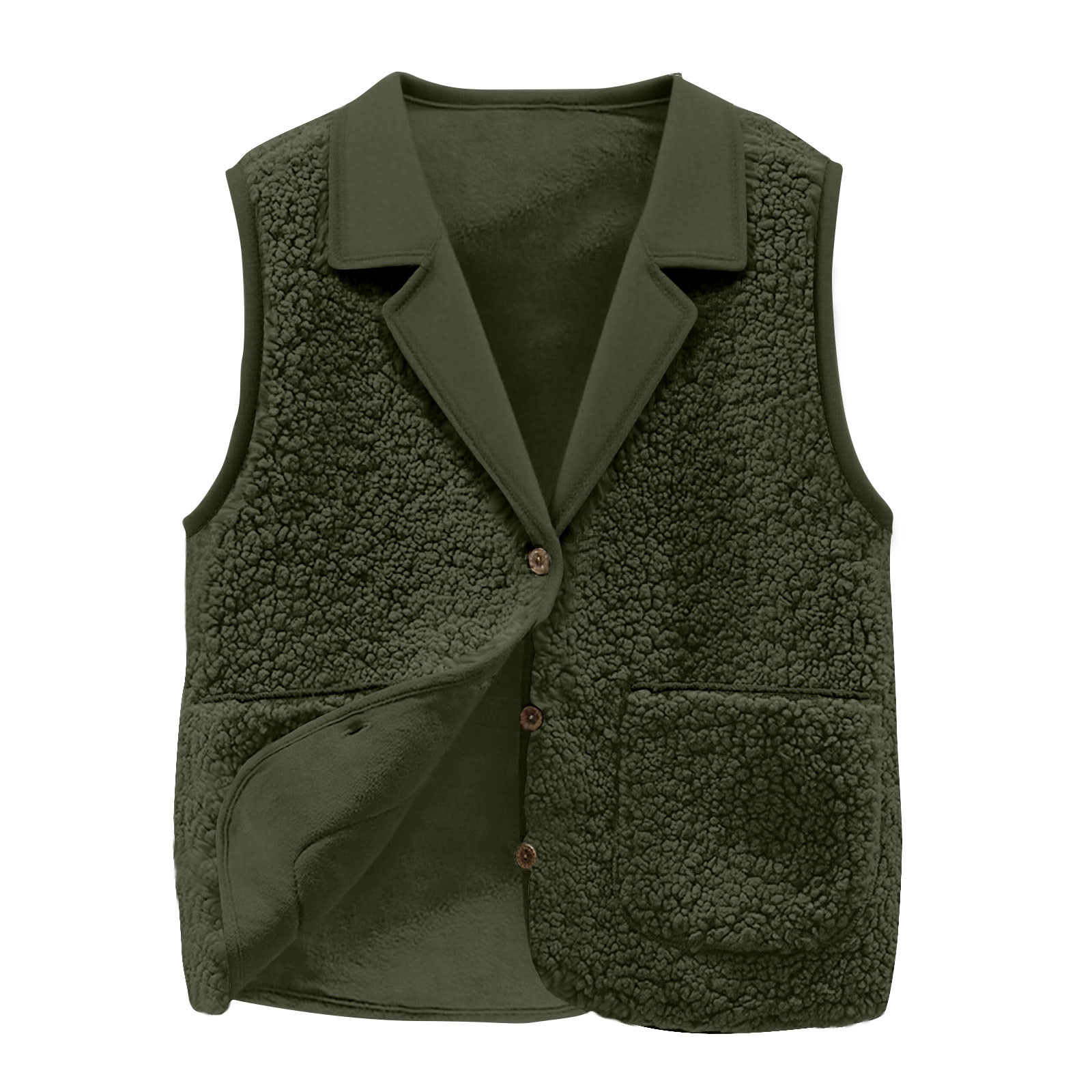 Женский флисовый жилет из шерп – обзор и цена Sherpa Jacket Fleece