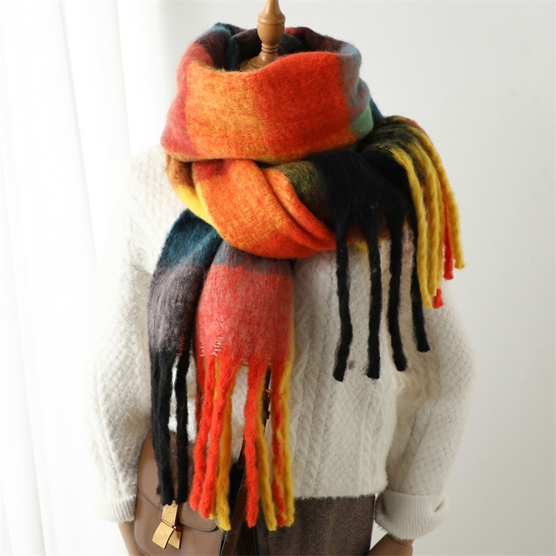 Новый осенне-зимний шарф в кле – обзор и цена Men Scarf Wool