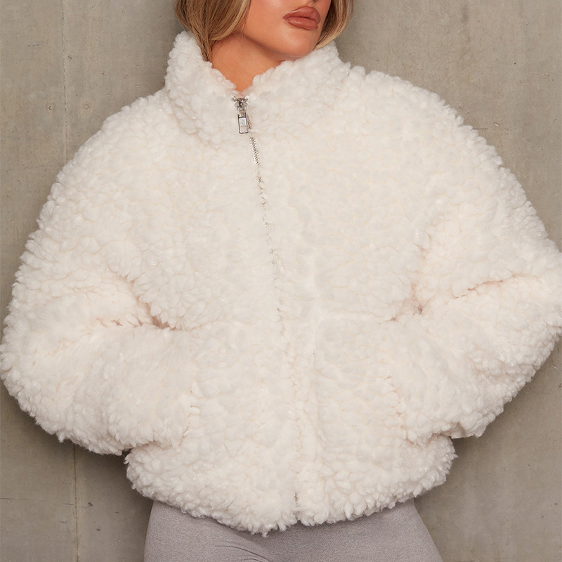 Зимнее короткое пальто из овеч – обзор и цена Sherpa Jacket Fleece