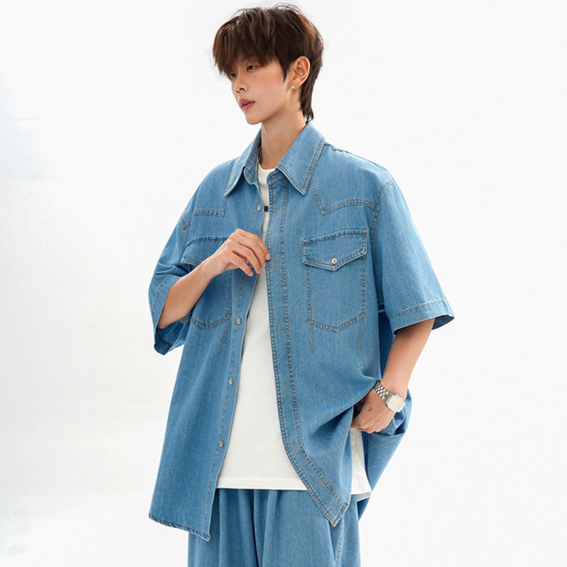 Модные мужские джинсовые рубаш – обзор и цена Jeans Shirt Fashion For Men